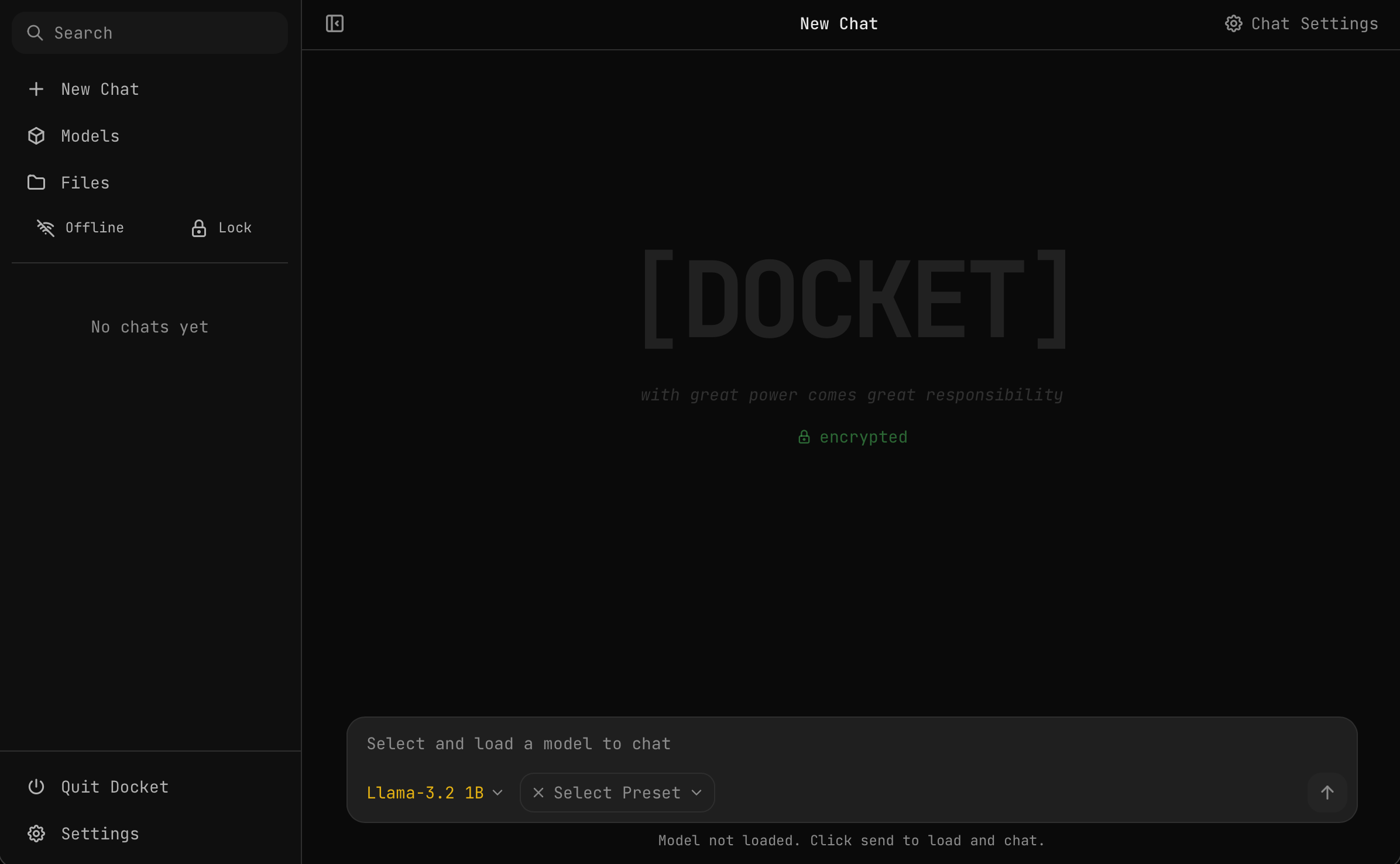 Docket Chat Interface